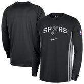 Nike San Antonio Spurs 2025/26 Authentic Pre-Game Legend Dri-FIT Long Sleeve Shooting Shirt