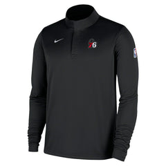 Nike Philadelphia 76ers 2025/26 Authentic Coaches Quarter-Zip Dri-Fit Top