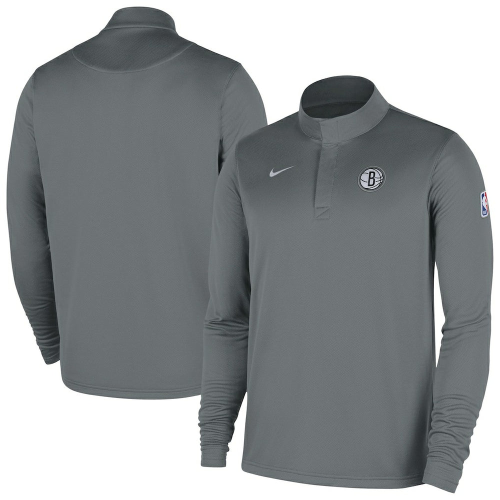 Nike Brooklyn Nets 2025/26 Authentic Coaches Quarter-Zip Dri-Fit Top