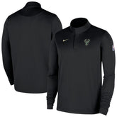 Nike Milwaukee Bucks 2025/26 Authentic Coaches Quarter-Zip Dri-Fit Top
