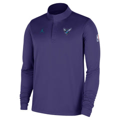 Nike Charlotte Hornets 2025/26 Authentic Coaches Quarter-Zip Dri-Fit Top
