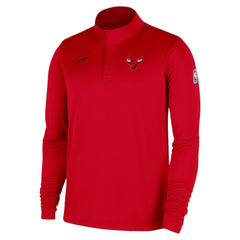 Nike Chicago Bulls 2025/26 Authentic Coaches Quarter-Zip Dri-Fit Top
