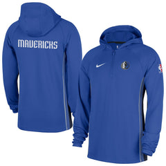 Nike Dallas Mavericks Authentic On Court Zone Quarter-Zip Dri-FIT Hoodie Jacket sale