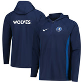 Nike Minnesota Timberwolves Authentic On Court Zone Quarter-Zip Dri-FIT Hoodie Jacket