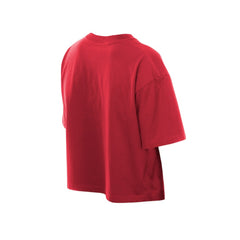 Red Philadelphia Phillies New Era Women's Boxy Foil Logo T-Shirt