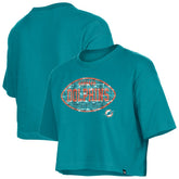Girl's Flip Sequin Boxy T-Shirt - Miami Dolphins T-shirts