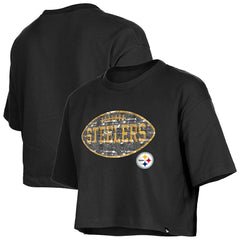 Girl's Flip Sequin Boxy T-Shirt - Pittsburgh Steelers T-shirts