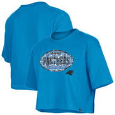 Girl's Flip Sequin Boxy T-Shirt - Carolina Panthers T-shirts