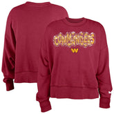 Girl's Flip Sequin Sweatshirt - Washington Commanders Sweatshirts
