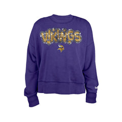 Girl's Flip Sequin Sweatshirt - Minnesota Vikings Sweatshirts