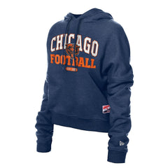 Women's Throwback Boxy Hoodie Sweatshirt - Chicago Bears Hoodies