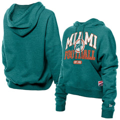 Women's Throwback Boxy Hoodie Sweatshirt - Miami Dolphins Hoodies