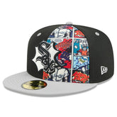 Black/Gray Chicago White Sox New Era 2025 MLB Diamond Hero Edition 59FIFTY Fitted Hat