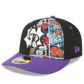 Black/Purple Colorado Rockies New Era 2025 MLB Diamond Hero Edition Low Profile 59FIFTY Fitted Hat