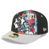 Black/Gray Chicago White Sox New Era 2025 MLB Diamond Hero Edition Low Profile 59FIFTY Fitted Hat