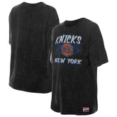 New Era New York Knicks Women's Throwback Mineral Wash Oversized T-Shirt
