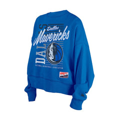 New Era Dallas Mavericks Women's Boxy Throwback Mineral Wash Sweatshirt sale