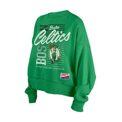 New Era Boston Celtics Women's Boxy Throwback Mineral Wash Sweatshirt
