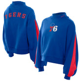 New Era Philadelphia 76ers Women's Sport Night Balloon Sleeves Sweatshirt sale