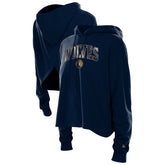New Era Minnesota Timberwolves Women's Glam Game Open Back Hoodie