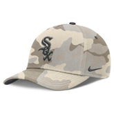 Natural Chicago White Sox Nike Camo Pack Rise Adjustable Hat
