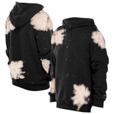 New Era New York Knicks Injection Bleached Out Raw Edge Hoodie