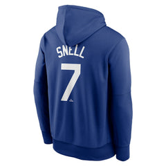 Blue Blake Snell Los Angeles Dodgers Nike Player Name & Number Hoodie