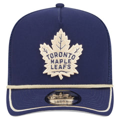 NHL Toronto Maple Leafs New Era Vintage Team Rope A-Frame 9FIFTY Snapback Hat