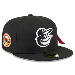 Black Baltimore Orioles New Era x Alpha Industries 59FIFTY Fitted Hat