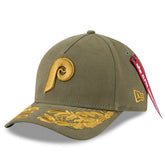 Olive Philadelphia Phillies New Era x Alpha Industries A-Frame 9FORTY Adjustable Hat