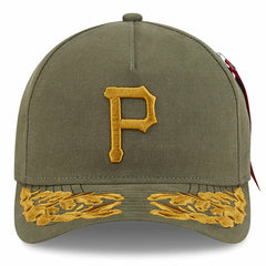Olive Pittsburgh Pirates New Era x Alpha Industries A-Frame 9FORTY Adjustable Hat