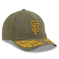 Olive San Francisco Giants New Era x Alpha Industries A-Frame 9FORTY Adjustable Hat