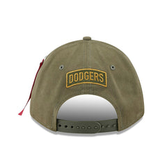 Olive Los Angeles Dodgers New Era x Alpha Industries A-Frame 9FORTY Adjustable Hat