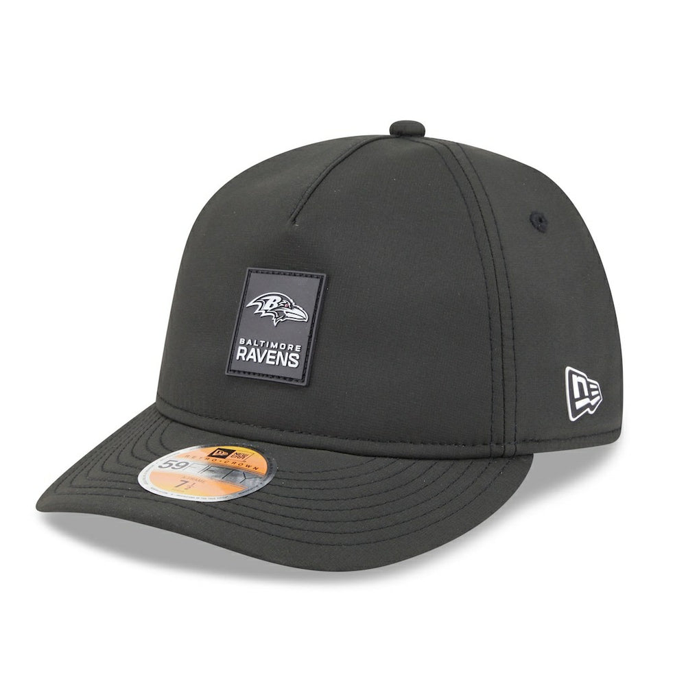 2025 Sideline Retro Crown 59FIFTY Fitted Hat - Baltimore Ravens Hats