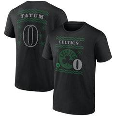 Jayson Tatum Boston Celtics Ugly Sweater Name & Number T-Shirt