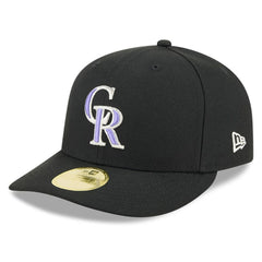 Black Colorado Rockies New Era Baseball Hall of Fame 59FIFTY Low Profile Fitted Hat