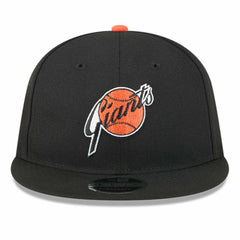 Black San Francisco Giants New Era Baseball Hall of Fame Retro Crown 9FIFTY Adjustable Hat