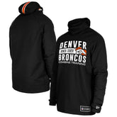 Functional Fandom Balaclava Helmet Stripe Tri-Blend Hoodie - Denver Broncos Hoodies