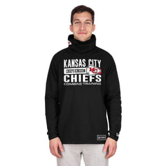 Functional Fandom Balaclava Helmet Stripe Tri-Blend Hoodie - Kansas City Chiefs Hoodies