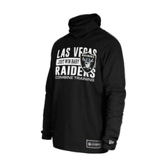 Functional Fandom Balaclava Helmet Stripe Tri-Blend Hoodie - Las Vegas Raiders Hoodies
