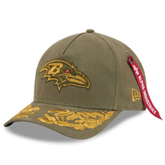 x Alpha Industries A-Frame 9FORTY Adjustable Hat - Baltimore Ravens Hats