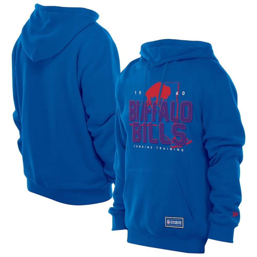 Combine Authentic Local State Throwback Hoodie - Buffalo Bills Hoodies