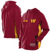 Combine Authentic Raglan Scuba Full-Zip Hoodie - Washington Commanders Hoodies