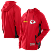 Combine Authentic Raglan Scuba Full-Zip Hoodie - Kansas City Chiefs Hoodies