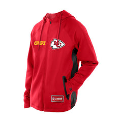 Combine Authentic Raglan Scuba Full-Zip Hoodie - Kansas City Chiefs Hoodies
