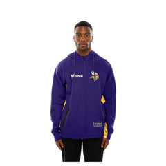 Combine Authentic Raglan Scuba Full-Zip Hoodie - Minnesota Vikings Hoodies