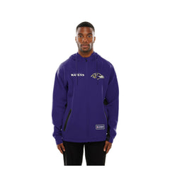 Combine Authentic Raglan Scuba Full-Zip Hoodie - Baltimore Ravens Hoodies