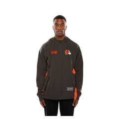 Combine Authentic Raglan Scuba Full-Zip Hoodie - Cleveland Browns Hoodies