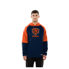 Combine Authentic Color Block Raglan Pullover Hoodie - Chicago Bears Hoodies