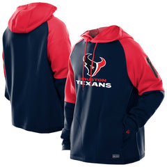 Combine Authentic Color Block Raglan Pullover Hoodie - Houston Texans Hoodies